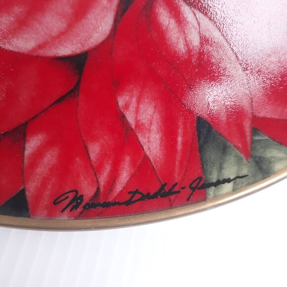 Franklin Mint American Lung Society Christmas Dove Fine Porcelain Plate Holiday - Picture 3 of 6